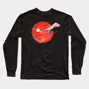 Badminton is awesome ! -  Red design Long Sleeve T-Shirt